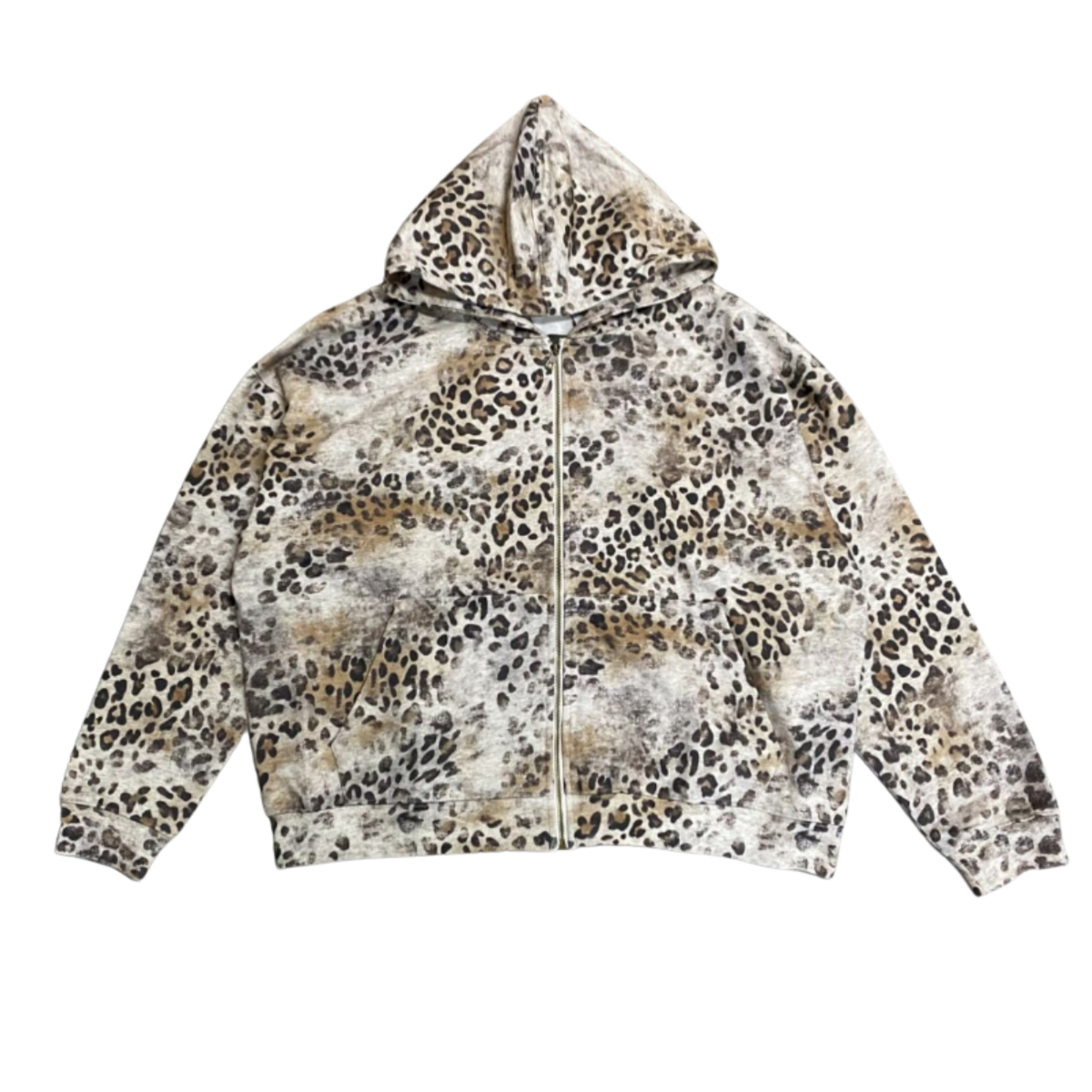 LEOPARD ZIP BEIGE (PREORDER)